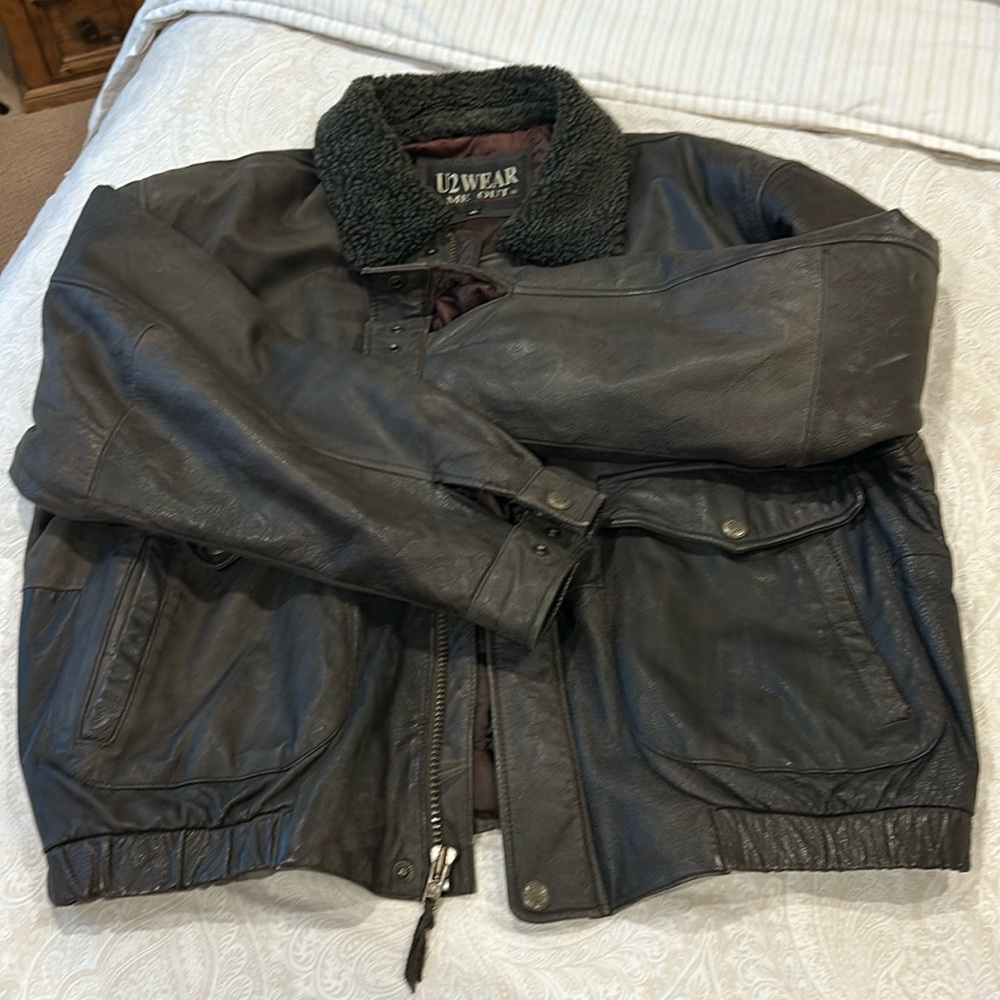 Men’s leather jacket